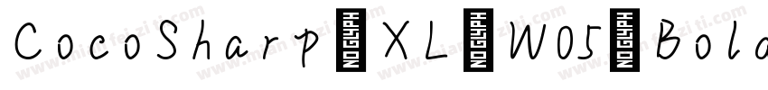 CocoSharp XL W05 Bold字体转换